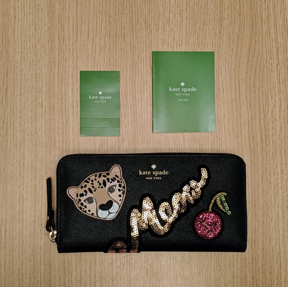 Last Day Sale! Kate Spade Run Wild Leopard Wallet - Picture 3 of 8